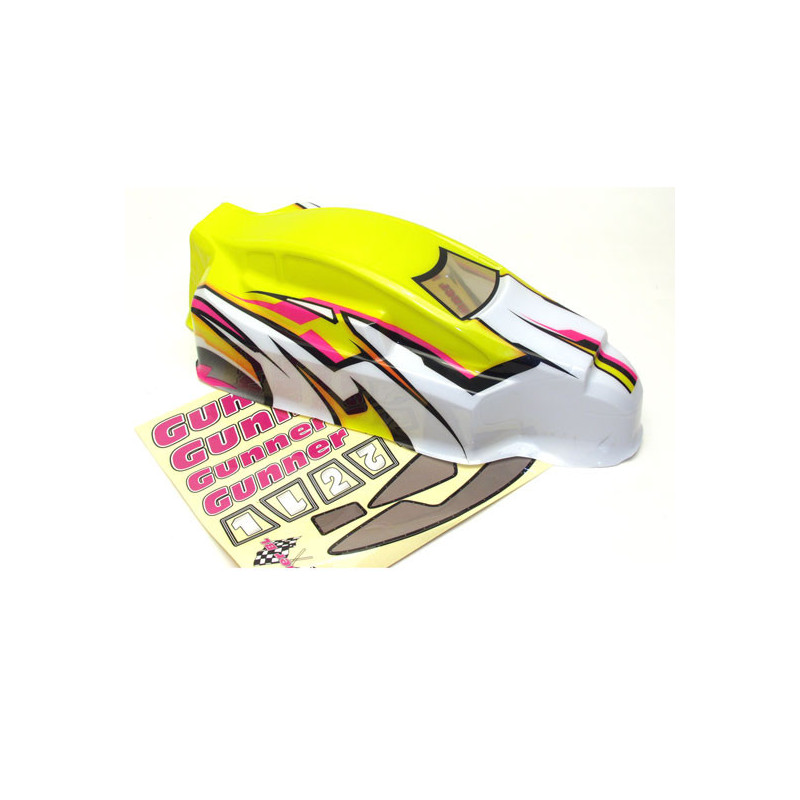 Pièce pour voiture électrique 1/8 Carrosserie GUNNER BL Peinte