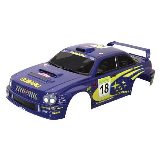 Pièce pour voiture thermique tous chemin 1/10 CARROSSERIE SUBARU NX18 1/10