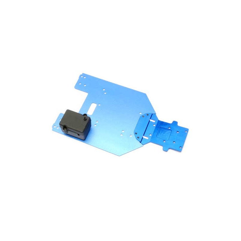 Pièce pour voiture electrique tous chemin 1/10 Châssis Aluminium MOAB