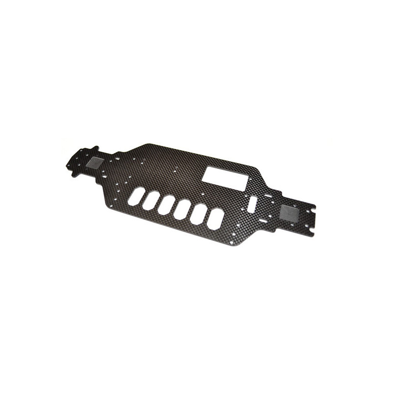 Pièce pour voiture electrique de piste 1/10 Châssis Carbone Piste