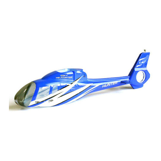 Pièce pour hélicoptère électrique FUSELAGE COLIBRI BLEU