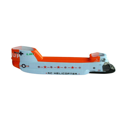 Pièce pour hélicoptère électrique FUSELAGE SAUVETAGE(bleu/orang)