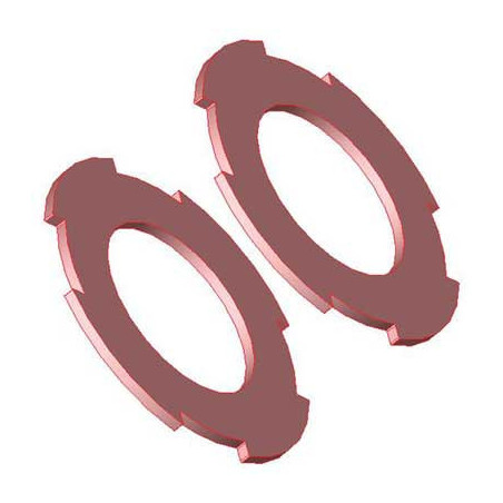 Pièce pour voiture thermique tous chemin 1/10 GUIDES DE GLISSEMENT COURONNE