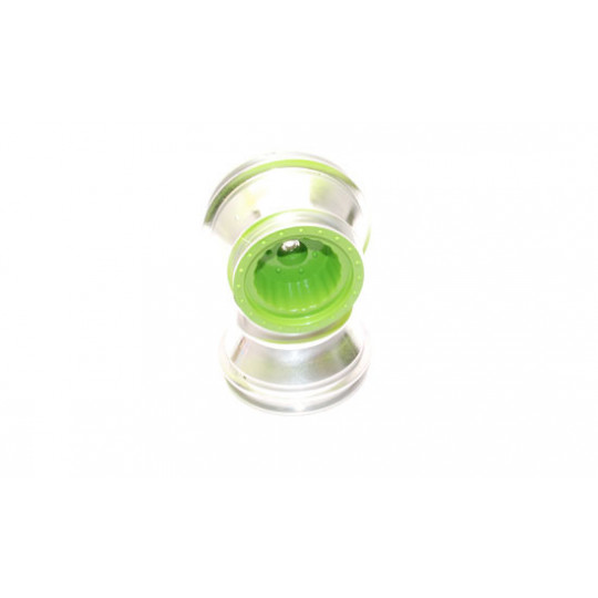 Pièce pour voiture electrique tous chemin 1/10 Jantes vertes MAD ZOMBIE