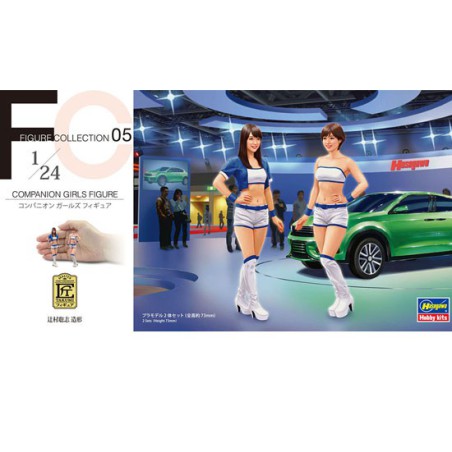 Maquette de voiture en plastique COMPANION GIRLS FIGURE 1/24