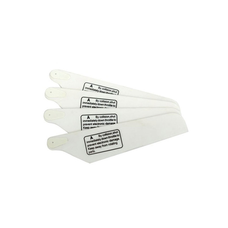 Pièce pour hélicoptère électrique Jeu de Pales A en mousse 4 pcs