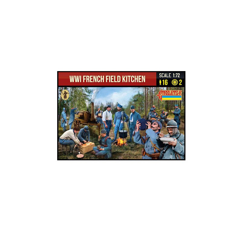Figurine WWI French Field kitchen 1/72