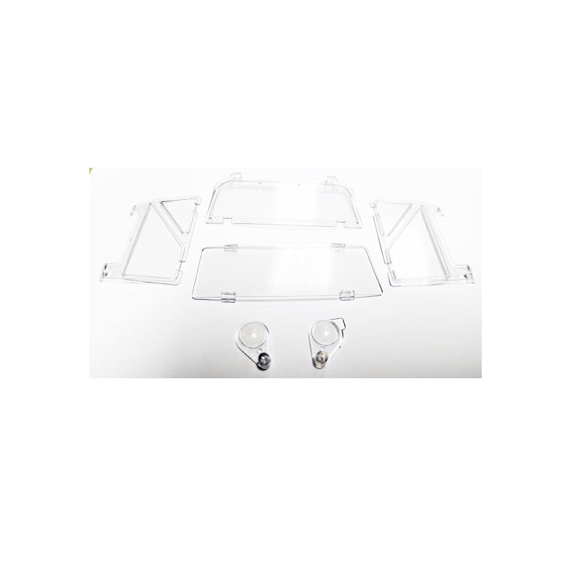 Pièce pour Buggy electrique 1/18 Jeu de vitres Mini Crawler
