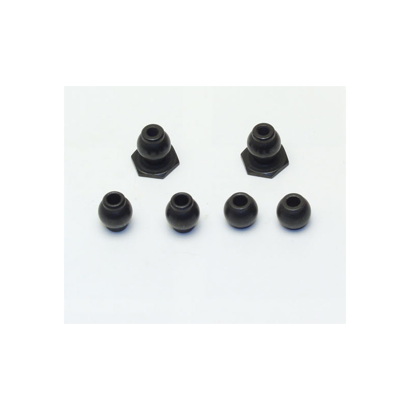 Pièce pour voiture thermique tous chemin 1/8 Jeu Rotules Fusées avt arr