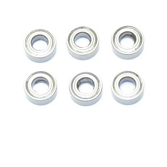 Pièce pour voiture electrique tous chemin 1/10 Jeu Roulements 5x10x4 (6pcs)