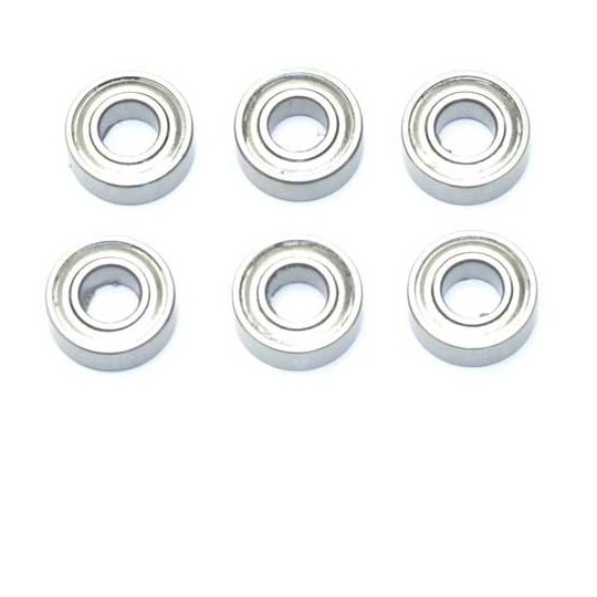 Pièce pour voiture electrique tous chemin 1/10 Jeu Roulements 5x11x4 (6pcs)