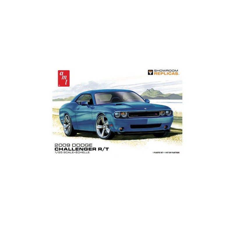 Maquette de voiture en plastique Dodge Challenger 2009 1/25