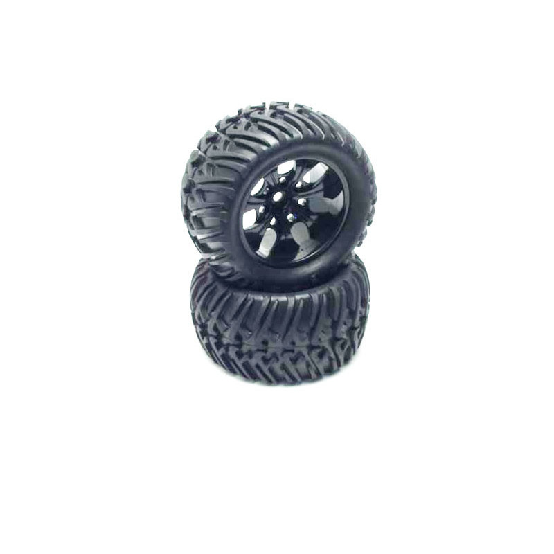 Pièce pour voiture electrique tous chemin 1/10 Paire de Roues Monster Winner
