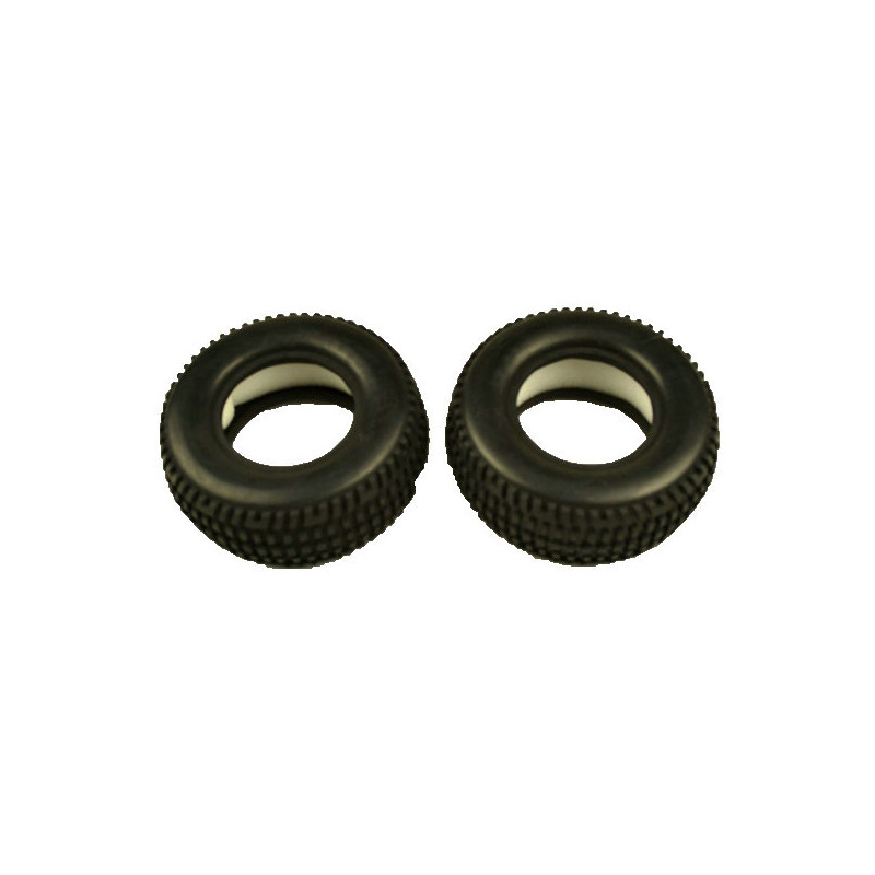 Pièce pour voiture electrique tous chemin 1/10 Paire Pneus Bulldog