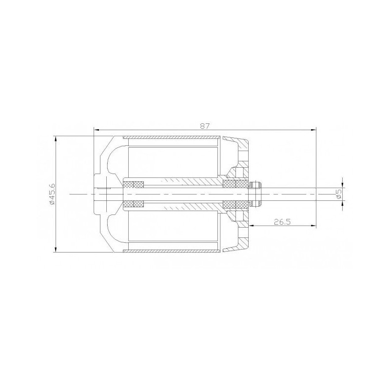 Moteur électrique radiocommandé Moteur DM3635 Kv400