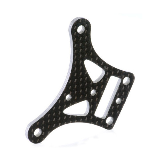 Pièce pour voiture thermique tous chemin 1/8 PLATINE DIRECTION EN CARBONE