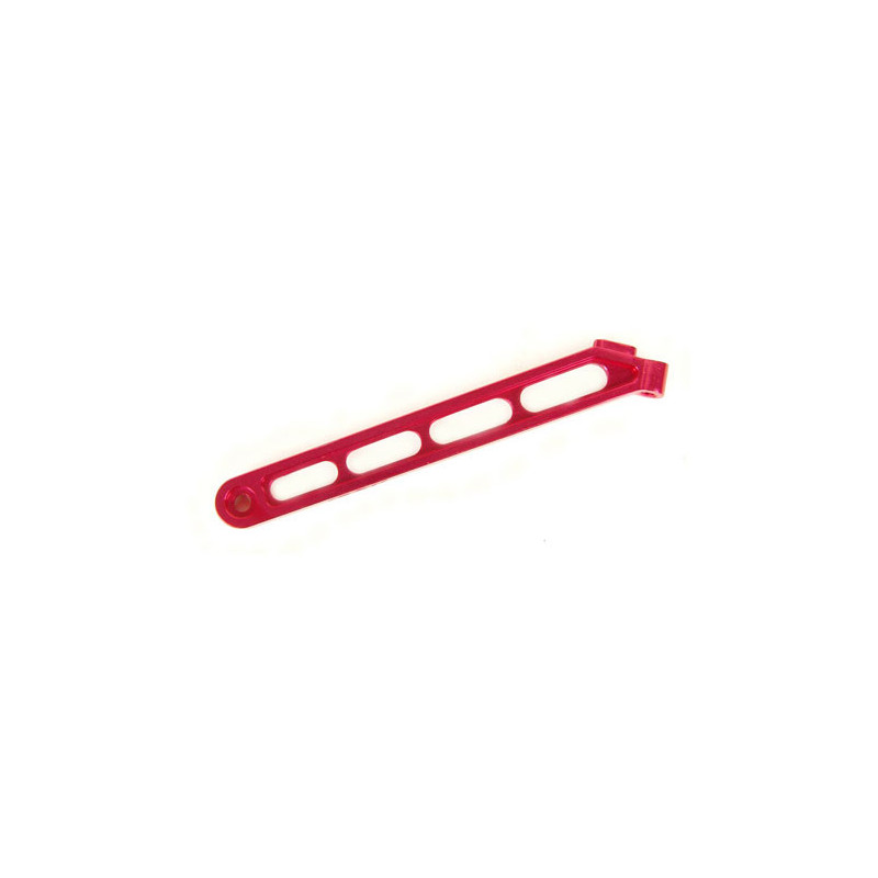 Pièce pour voiture thermique tous chemin 1/8 RENFORT ARRIERE DE CHASSIS ALU