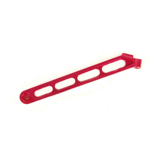 Pièce pour voiture thermique tous chemin 1/8 RENFORT ARRIERE DE CHASSIS ALU