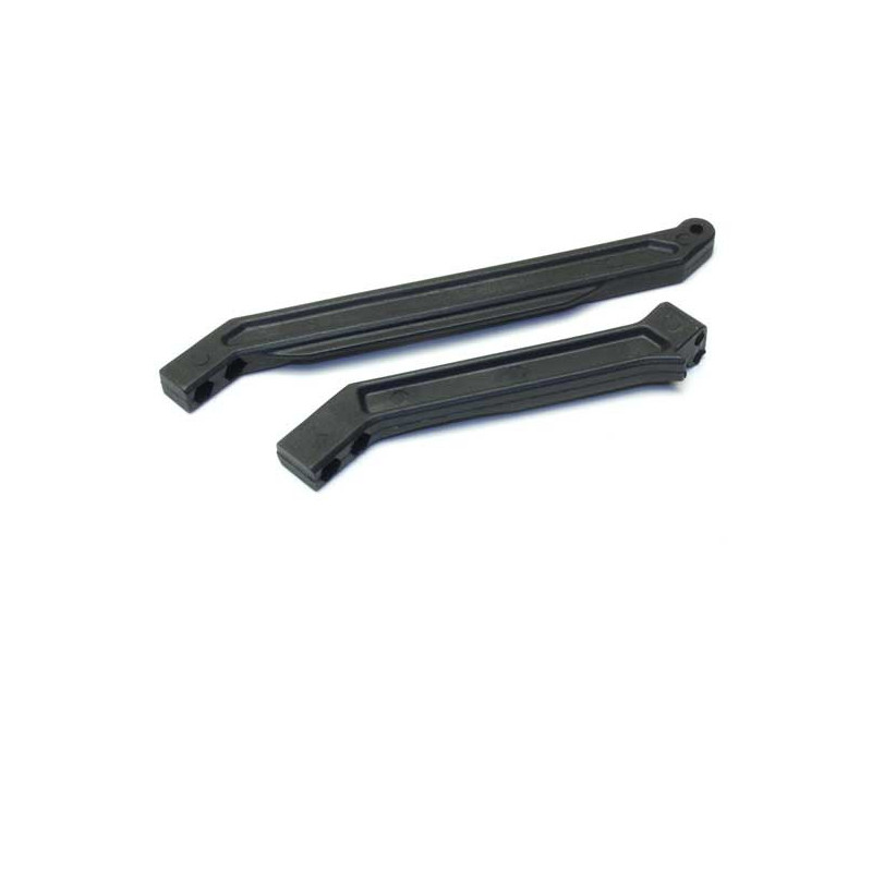 Pièce pour voiture thermique tous chemin 1/8 Renforts Châssis avt arr