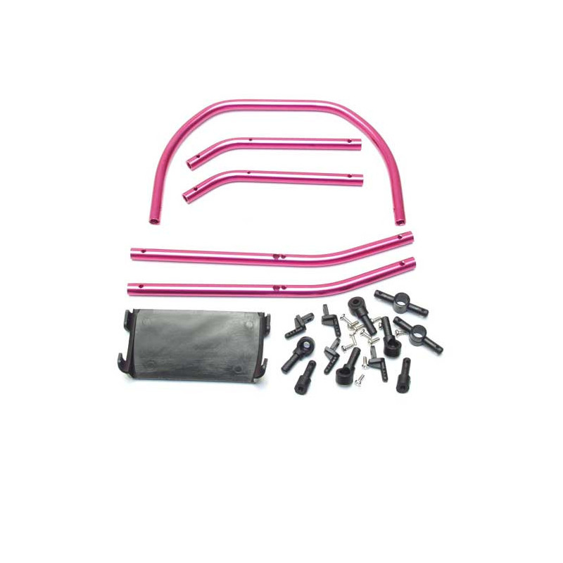 Pièce pour voiture electrique tous chemin 1/10 Roller Cage + Plaque ATOM