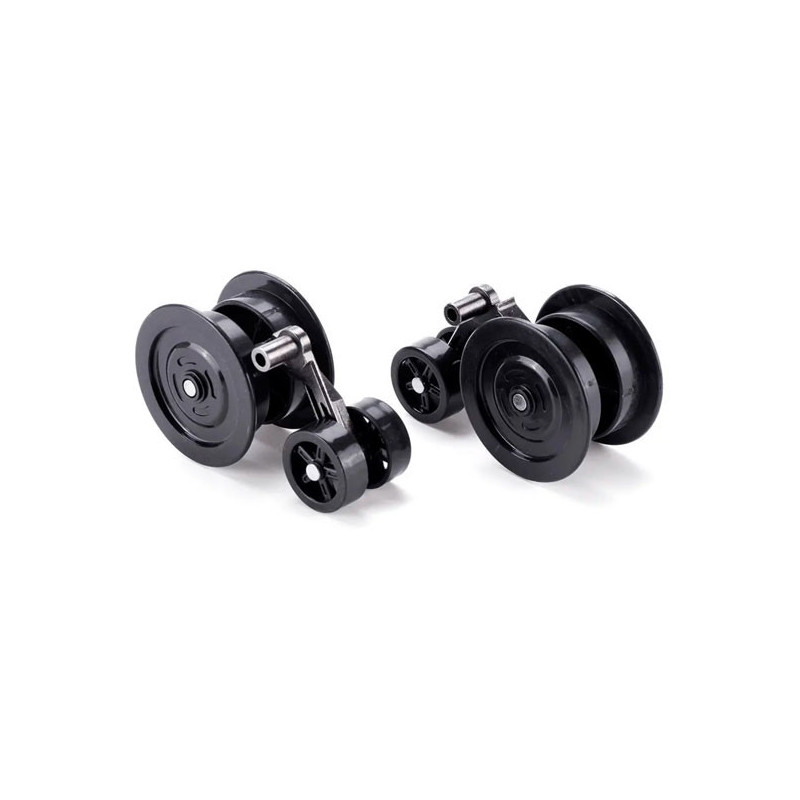 Pièce pour Buggy electrique 1/18 Roues avant Tank Crawler 1/12