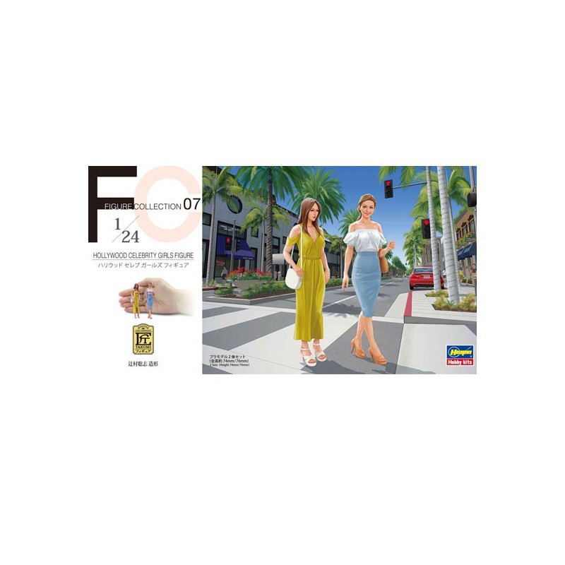 Maquette de voiture en plastique US CELEBRITY GIRLS 1/24