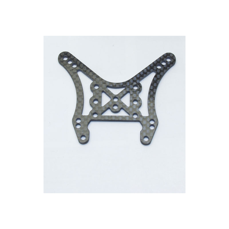 Pièce pour voiture electrique tous chemin 1/10 Support Amort Arr Rally Carbon