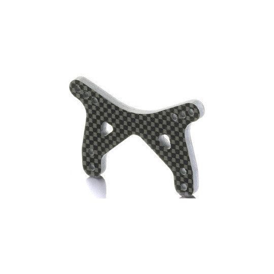 Pièce pour voiture thermique tous chemin 1/10 SUPPORT AMORTISSEUR CARBONE