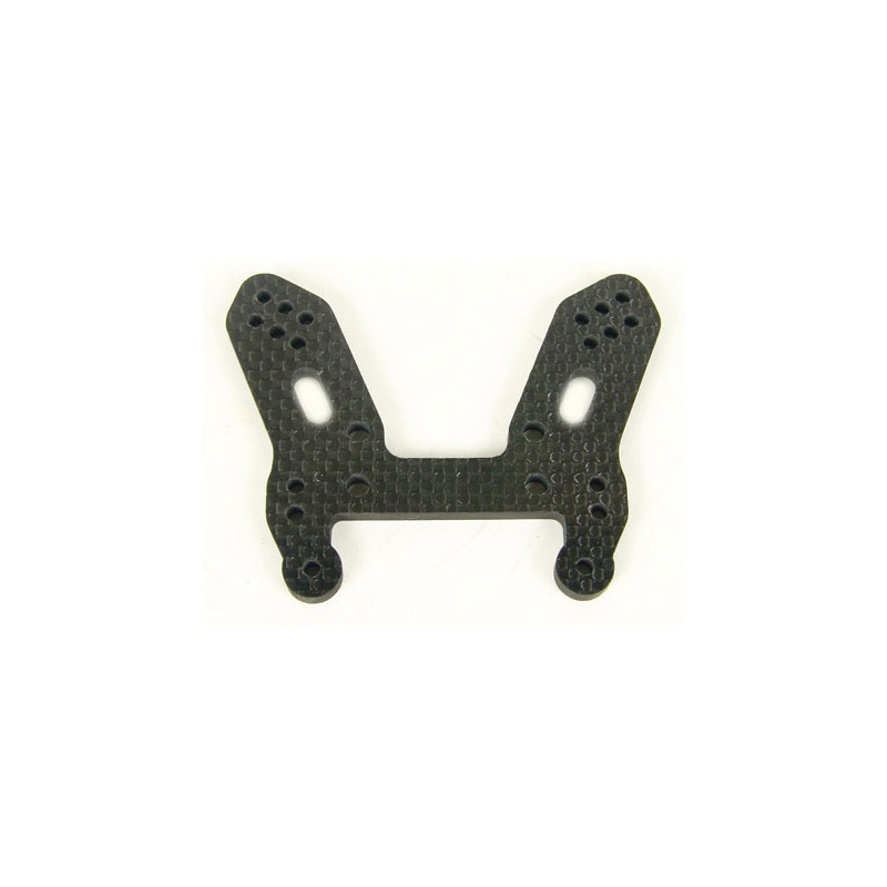 Pièce pour voiture thermique tous chemin 1/8 SUPPORT AMORTISSEURS CARBONE