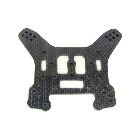 Pièce pour voiture thermique tous chemin 1/8 SUPPORT AMORTISSEURS CARBONE