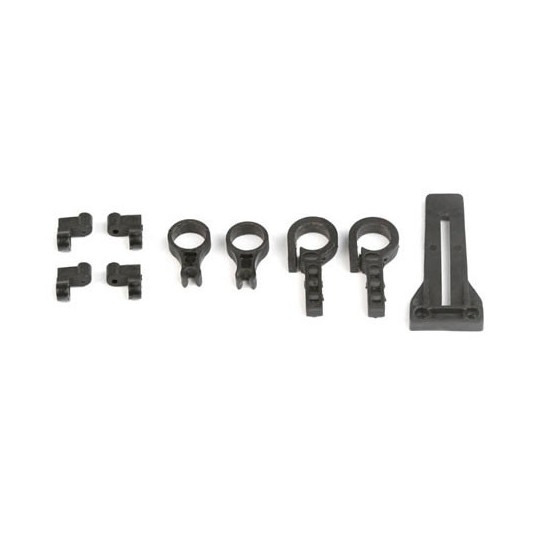 Pièce pour hélicoptère électrique SUPPORT ET GUIDE SERVOS TINY 3