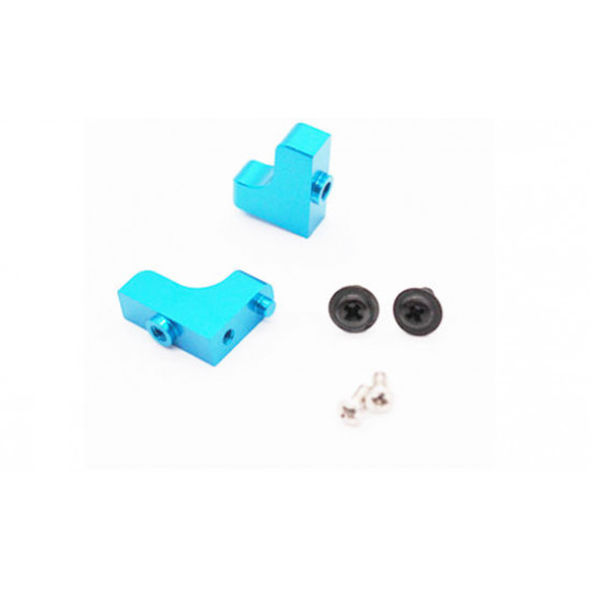 Pièce pour Buggy electrique 1/18 Supports servo Alu Mini MHD