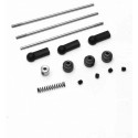Pièce pour voiture thermique tous chemin 1/8 Tringlerie gaz Gunner V2
