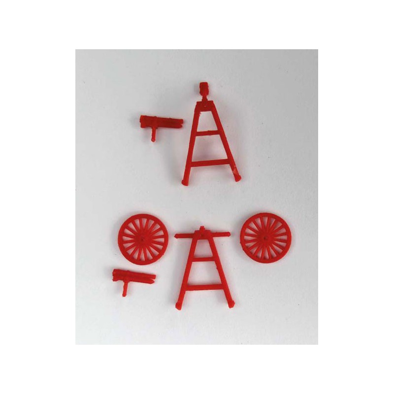 Figurine Légion étrangère Française + canon M1916 37mm