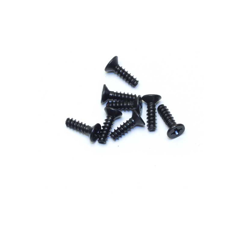 Pièce pour voiture electrique tous chemin 1/10 Vis Tête Plate 3x8 (8 pcs)