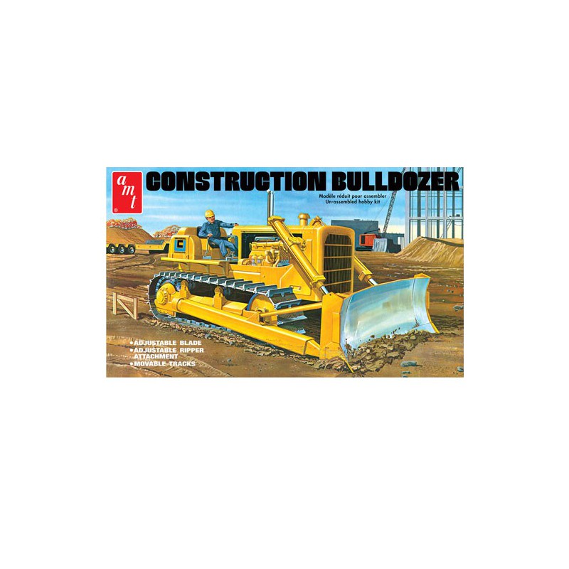 Maquette de camion en plastique CONSTRUCTION BULLDOZER 1/25