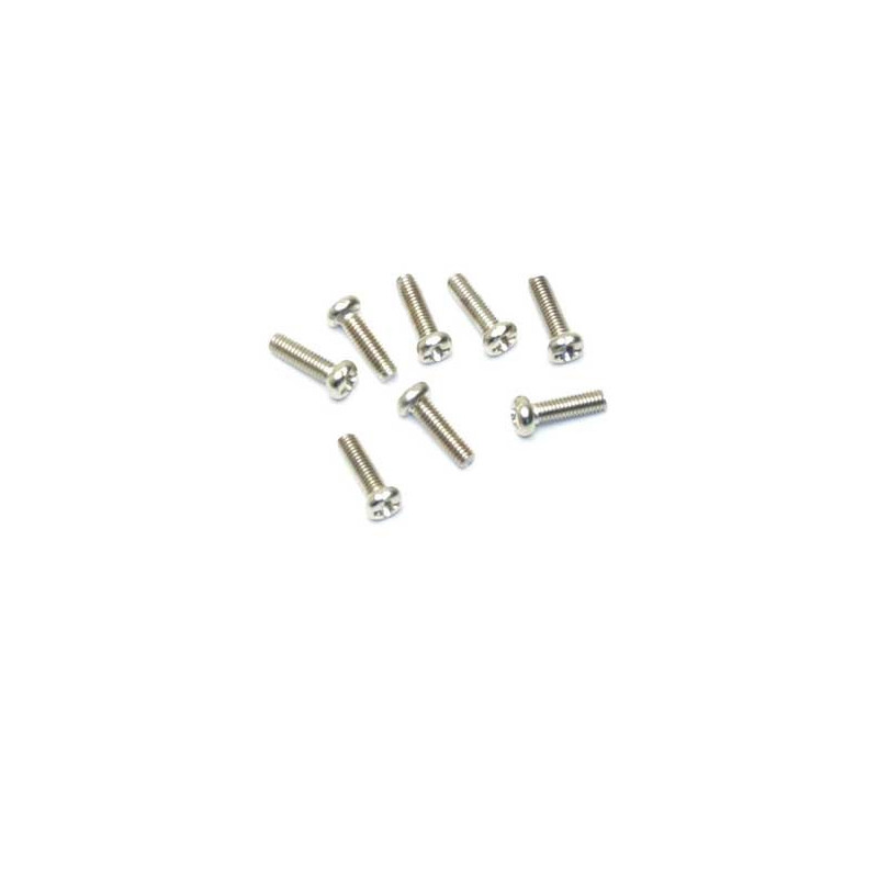Pièce pour voiture electrique tous chemin 1/10 Vis Tête Plate M3X10 8pcs
