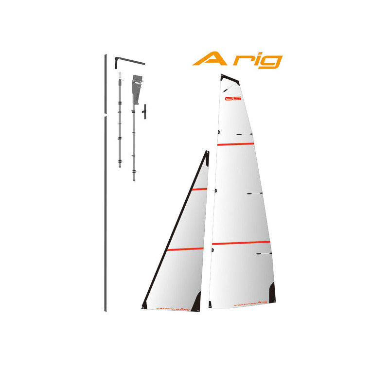 Pièce pour voilier radiocommandé Voiles A en Mylar pour DF65 V6
