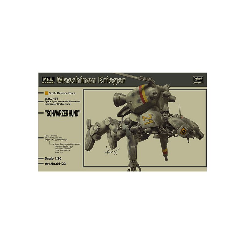 Modèle de science-fiction en plastique Maschinen Krieger 1/20