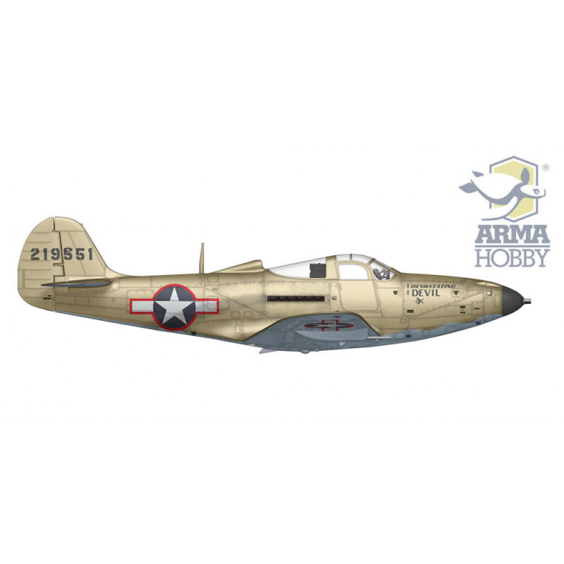 Maquette plastique d'avion P-39Q Airacobra 1/72