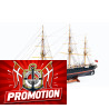 Bateau statique H.M.S. WARRIOR1/100