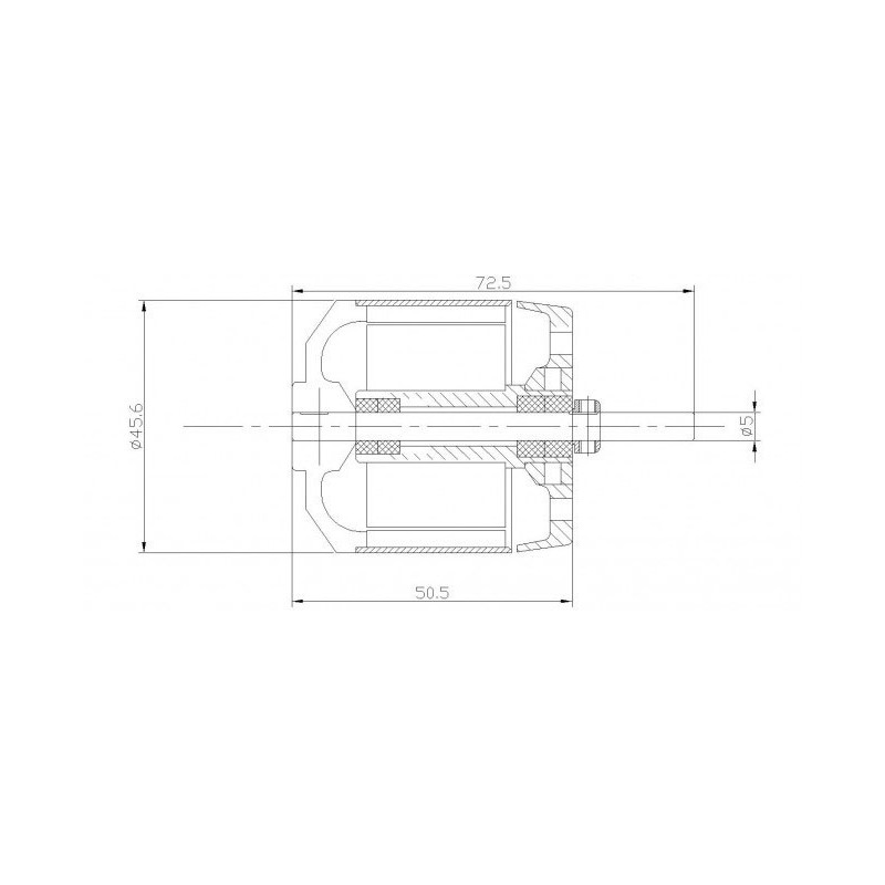 Moteur électrique radiocommandé Moteur DM3625 Kv800