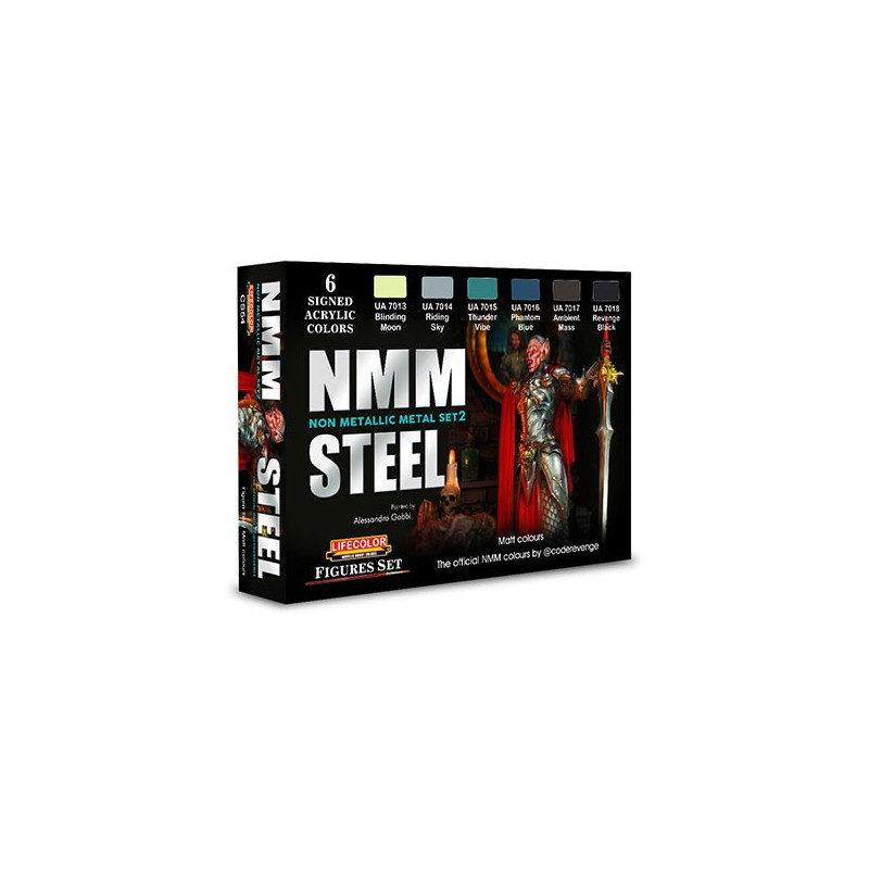 Peinture acrylique Non Metallic Metal set 1 STEEL