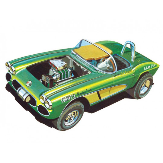 Maquette de voiture en plastique 1962 Chevrolet Corvette 1/25