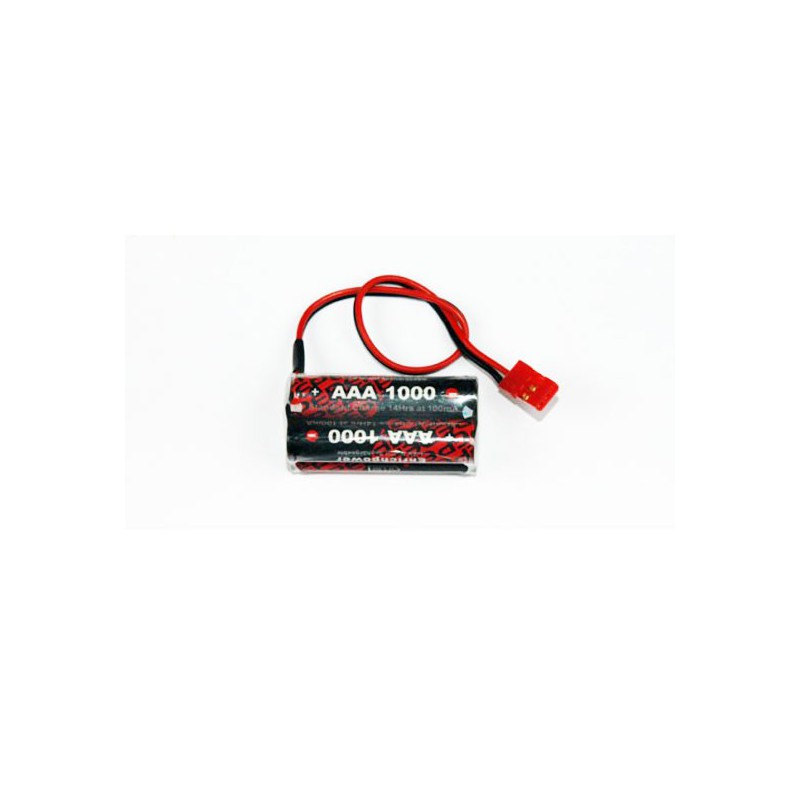 Accu NiMH pour appareil radiocommandé PACK Rx B 4.8V/AAA-1000 JR
