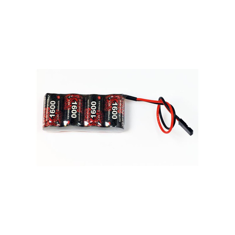 Accu NiMH pour appareil radiocommandé PACK Rx S 4.8V/EP-1600UV FUTABA