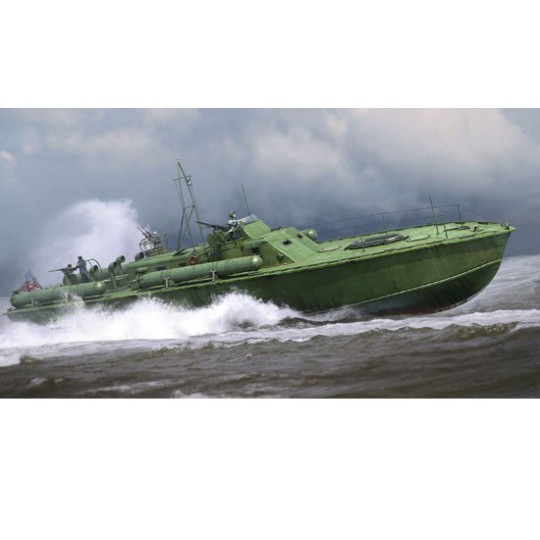 Maquette de Bateau en plastique Elco 80' Torpedo Boat Early 1/48