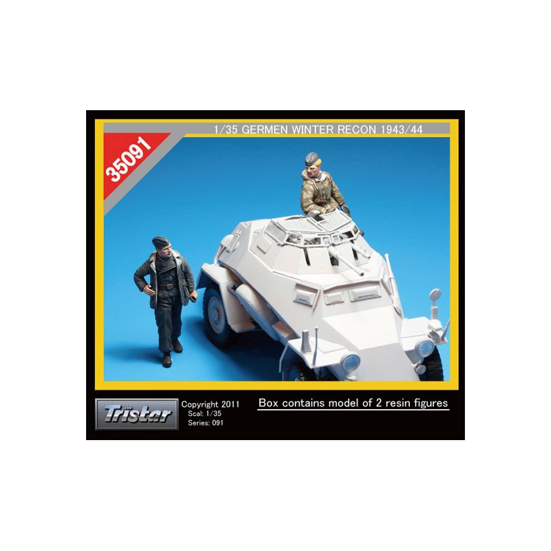 Maquette de Char en plastique German Winter Recon 43/44 1/35
