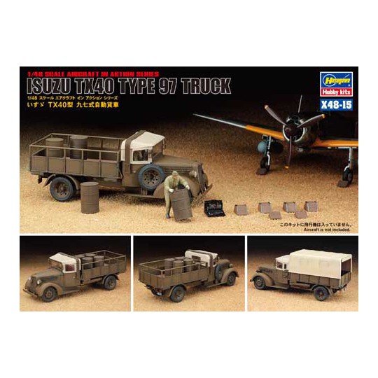 Maquette de camion en plastique ISUZU TX40 TYPE 97 TRUCK 1/48