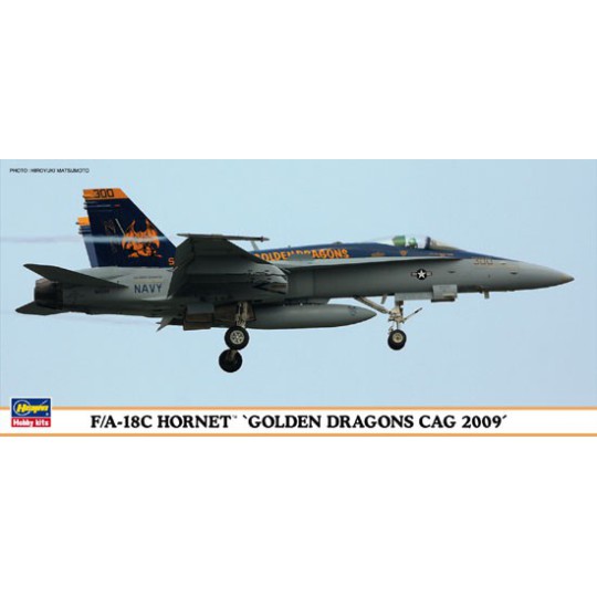 Maquette d'avion en plastique F/A-18C GOLDEN DRAGON 1/72